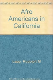 Afro Americans in California