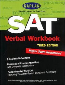 Kaplan Sat : Verbal Workbook (Third Edition)