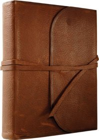 ESV Single Column Journaling Bible (Brown, Flap with Strap)