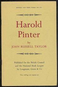 Harold Pinter; (Writers and their work)