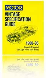 Motor Vintage Specification Guide 1980-95