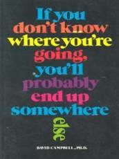 If You Don't Know Where You're Going, You'll Probably End Up Somewhere Else