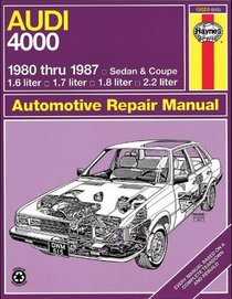 Haynes Repair Manuals: Audi 4000 Owners Workshop Manual, No. 165: 1980-87