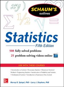Schaum's Outline of Statistics, 5th Edition (Schaum's Outline Series)