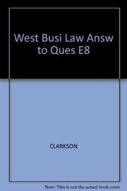 West Busi Law Answ to Ques E8