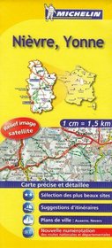 Nievre, Yonne Road Map #319 (1:150,000 France Series, 319)