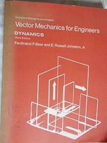 Solutions manual to accompany Vector mechanics for engineers : dynamics