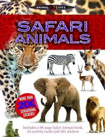 Safari Animals Sticker Activity Book (Animal Lives)