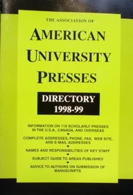 The Association of American University Presses Directory 1998-1999