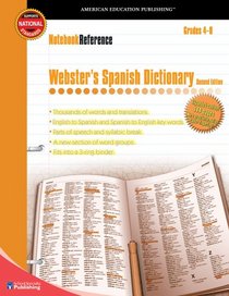 Notebook Reference Webster's Spanish Dictionary: Second Edition (Notebook Reference)