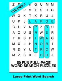 Large Print Word Search Vol. 3