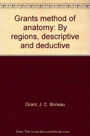 Grant's Method of anatomy: By regions, descriptive and deductive