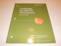 Language Handbook Worksheets With Answer Key Elements of Literature First course 2000 G 7