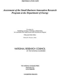 An Assessment of Small Business Innovation Research Program at the Department of Energy