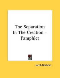 The Separation In The Creation - Pamphlet