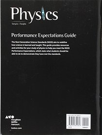 HMH Physics: Performance Expectation Guide Student Edition