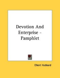 Devotion And Enterprise - Pamphlet