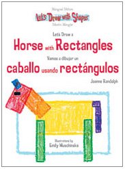 Let's Draw a Horse With Rectangles / Vamos a Dibujar un Caballo Usando Rectangulos (Let's Draw With Shapes)