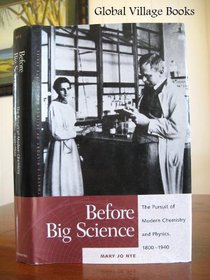 Before Big Science: The Pursuit of Modern Chemistry and Physics 1800-1940 (Twayne's History of Science and Society Series, 1)