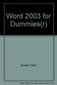 Word 2003 for Dummies