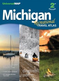 Michigan Recreational Road Atlas (Michigan Recreational Travel Atlas)