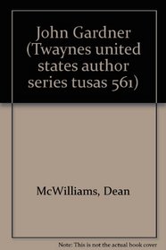 John Gardner (Twayne's United States Authors Series)