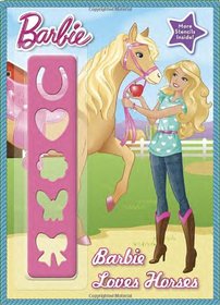Barbie Loves Horses (Barbie) (Color Plus Stencil)