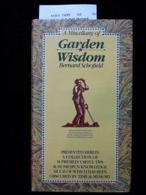 A MISCELLANY OF GARDEN WISDOM.