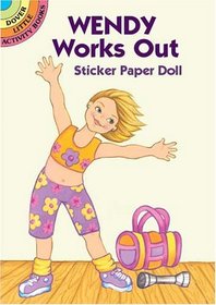 Wendy Works Out Sticker Paper Doll