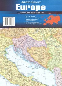The New Europe (Rand Mcnally Cosmopolitan Series Wall Map)