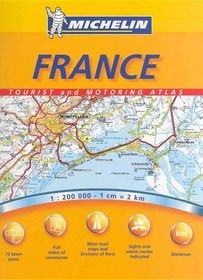 Michelin France Tourist and Motoring Atlas