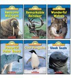 Polar Animals Science Vocabulary Readers 6-Book Set: Awesome Walruses, Cool Penguins, Powerful Polar Bears, Remarkable Reindeer, Sleek Seals, and Wonderful Wolves