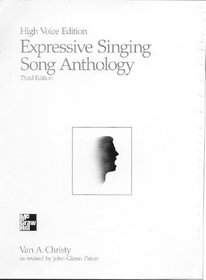 Expressive Singing Song Anthology High Voice Edition