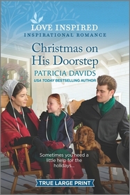 Christmas on His Doorstep (North Country Amish, Bk 7) (Love Inspired, No 1465) (True Large Print)