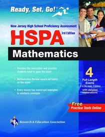 NJ HSPA Math with Bonus Online Tests 3rd Ed (REA)