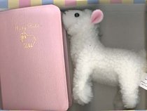 Little Lambs New Testament with Psalms New King James Bible Gift Set - Pink Bible and Plush Lamb