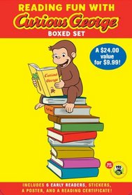 Reading Fun with Curious George Boxed Set (CGTV reader boxed set) (Green Light Readers Level 1)