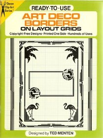 Ready-To-Use Art Deco Borders on Layout Grids