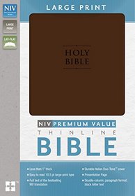 NIV Premium Value Thinline Bible, Large Print