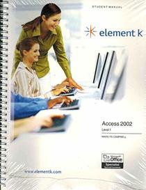 Access 2002, Level 1: Student Manual