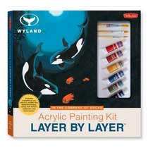Acrylic Painting Kit Layer by Layer: In the Company of Orcas: This unique method of instruction isolates each layer of the painting, ensuring successful results. (Wyland Layer By Layer Series)