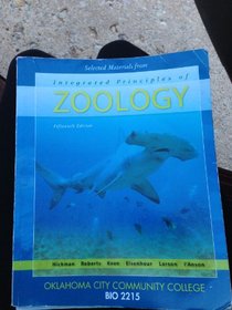 Selected Materials from Integrated Principles of Zoology