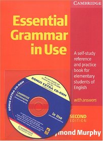 Essential Grammar in Use With Answers and CD-ROM: A Self-Study Reference and Practice Book for Elementary Students of English (Grammar in Use)
