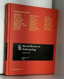 Annual Review of Anthropology 2013