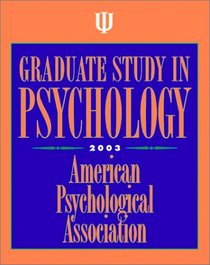 Graduate Study in Psychology, 2003