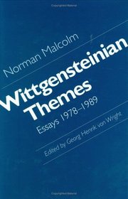 Wittgensteinian Themes: Essays 1978-1989