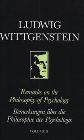 Remarks on the Philosophy of Psychology Volume 2
