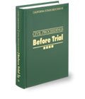 California Judges Benchbook: Civil Proceedings Before Trial