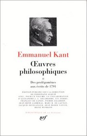 Euvres philosophiques (Bibliotheque de la Pleiade) (French Edition)
