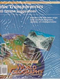 World Geography Building a Global Perspective Color Transparencies Teachers Edition Binder Prentice Hall